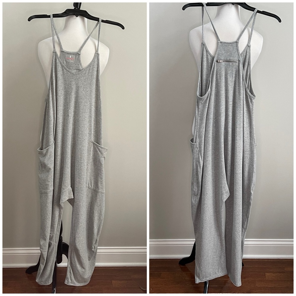 Free People Gray Hot Shot Onsie - Picture 2 of 8